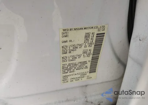2018 Nissan Titan Xd S Gas from USA, damaged, VIN 1N6AA1F37JN523557